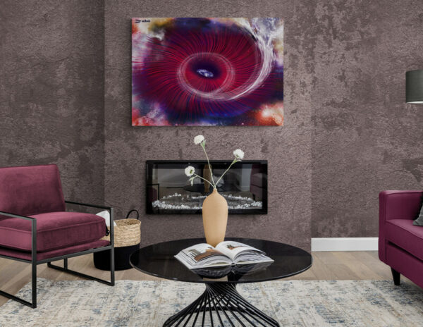 Tableau 106 x 76 cm - Vortex "Le Passage" – Image 2